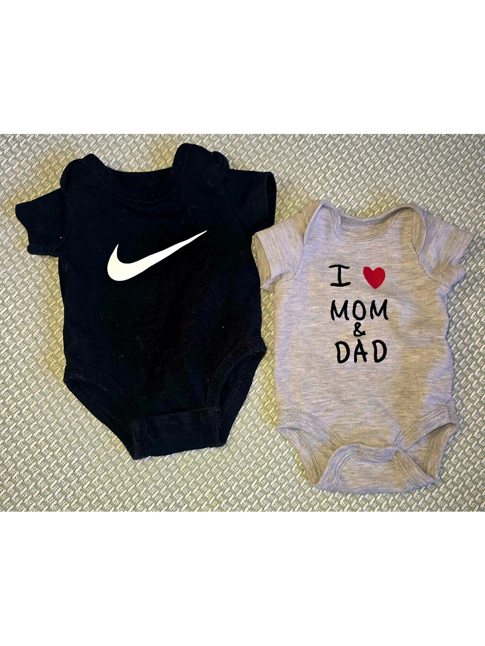 Set of two baby boy body suits / onesies